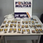PM apreende drogas em ação contra tráfico ilícito de drogas