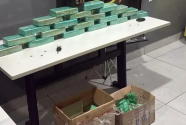 Polícia apreende 31 tabletes de pasta base de cocaína em Várzea Grande