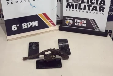 Polícia Militar impede homicídio e apreende arma em Cáceres