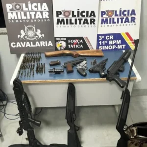 Homem é preso por disparos e ameaça em Sinop, diz PM