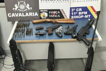 Homem é preso por disparos e ameaça em Sinop, diz PM