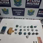 Invasão de residência em Araputanga termina em apreensões