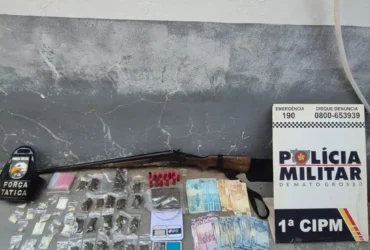 Polícia desarticula ponto de tráfico em Chapada dos Guimarães