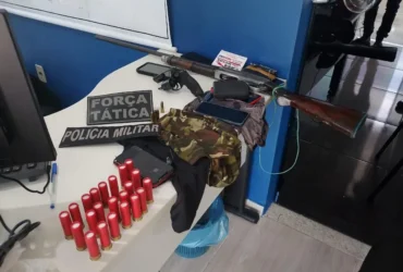 PM prende cinco por posse ilegal de armas em Paranaíta