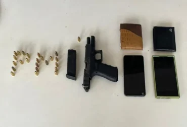 PM prende dupla com pistola e munições em Conquista d’Oeste