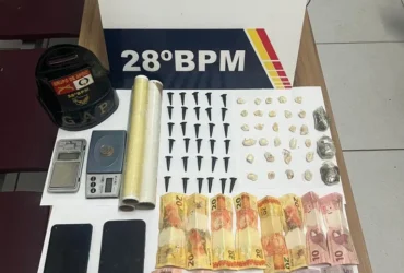 PM realiza prisão por tráfico em Jaciara durante operação