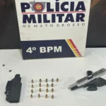PM prende homem por porte ilegal de arma em Várzea Grande