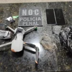 Apreensão de drone em Sinop revela envio de celulares