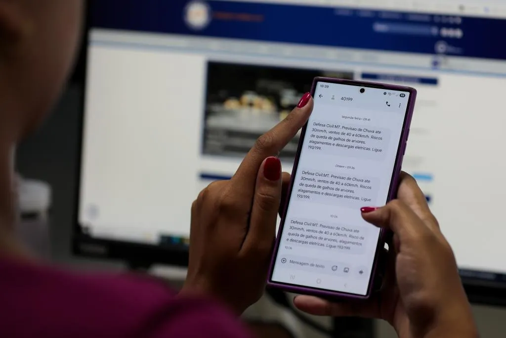 Defesa Civil orienta sobre cadastro de alertas gratuitos em MT