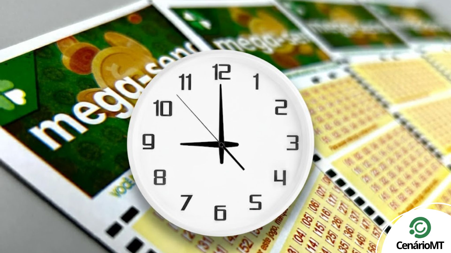 Sorteio da Mega-sena em novo horário