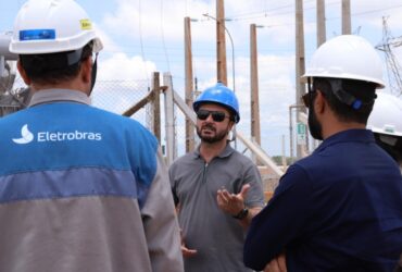 Vice prefeito acompanha conclusao de obra que aumenta a potencia energetica de Sorriso -CenárioMT