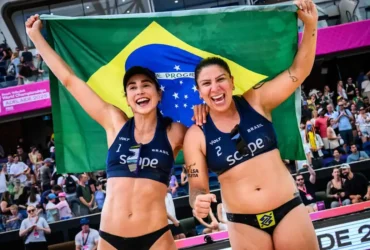 Bronze brasileiro marca campanha de Carol e Rebecca no Mundial