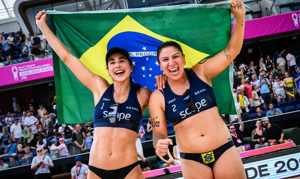 Bronze brasileiro marca campanha de Carol e Rebecca no Mundial