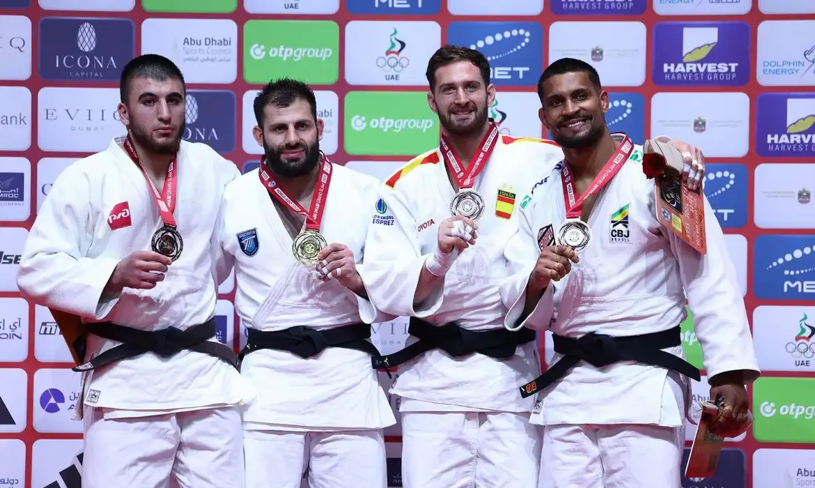 Judo: bronze de Leonardo Gonçalves marca desempenho brasileiro em Abu Dhabi