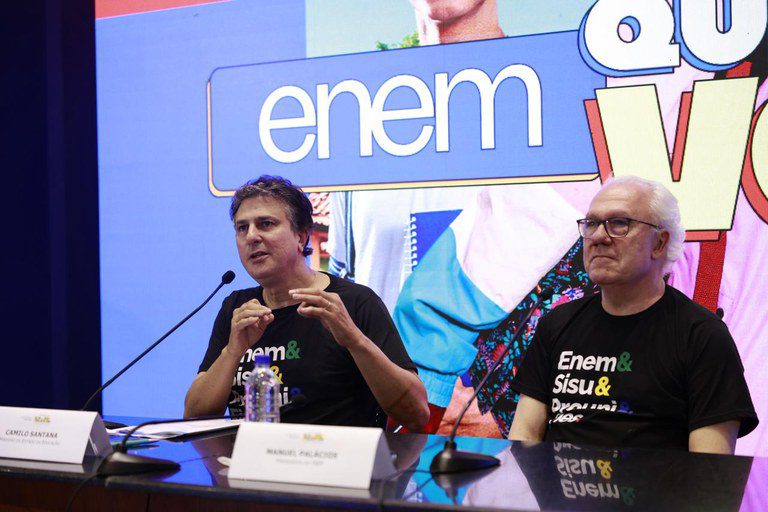 Enem 2025: 3,5 milhões fizeram primeiro dia de prova - Angelo Miguel/MEC