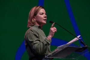 Gleisi diz que mudanças no PL Antifacção são 'presente' para o crime organizado - Gil Ferreira/SRI - PR