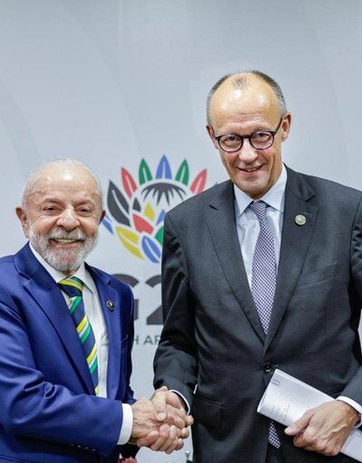 Lula tem encontro com chanceler da Alemanha, Friedrich Merz - Ricardo Stuckert/PR