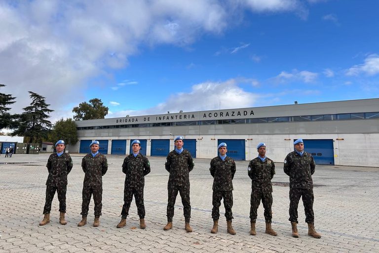 Militares do Exército finalizam preparação para Missão de Paz da ONU no Líbano - Aditância do Brasil na Espanha
