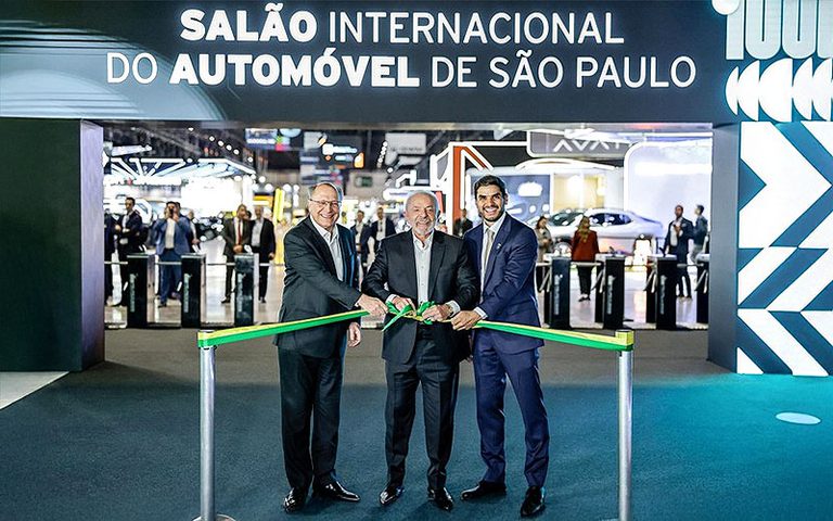 Para Lula, retorno do Salão do Automóvel é retrato de um país competitivo - Ricardo Stuckert/PR