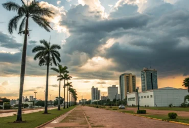 Clima em Nova Olímpia: Nuvens e 25°C nesta terça-feira
