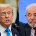 Sobretaxa pauta conversa entre Lula e Trump sobre avanço nas negociações
