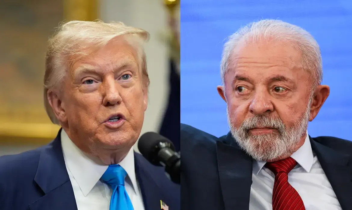 Sobretaxa pauta conversa entre Lula e Trump sobre avanço nas negociações
