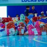 Assistência Social e Instituto BRF distribuem brinquedos para 192 crianças no Tessele Junior