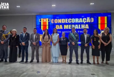 Medalha 190 Anos PMMT homenageia 120 autoridades