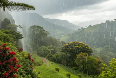 Forte chuva está prevista para Juína