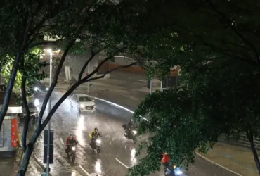 Temporal derruba muro em franca e deixa um morto