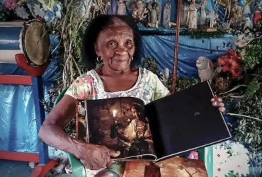 Tambor de mina perde mãe elzita aos 91 anos