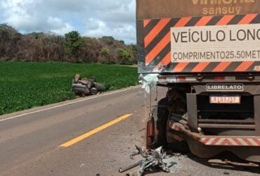 Tragédia na MT-243: mãe e dois filhos morrem após carro capotar em Querência