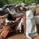 Gravíssimo acidente entre picape e caminhão deixa quatro feridos graves na MT-270, em Rondonópolis