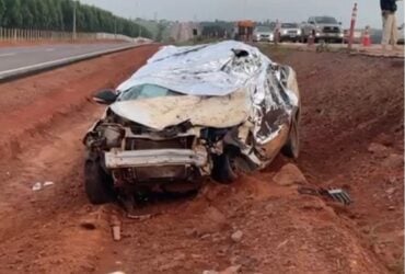 Condutor de picape colidiu possivelmente na traseira de um veículo pesado; vítima morreu no local e perícia foi acionada