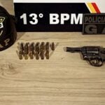 Abordagem ocorreu na madrugada deste sábado (20), no bairro Jardim Primavera, após chamado via 190