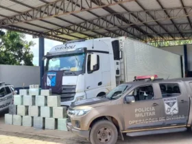 Ação integrada da Polícia Militar apreende 500 kg de cocaína