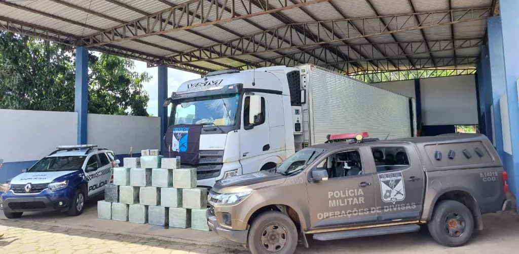 Ação integrada da Polícia Militar apreende 500 kg de cocaína