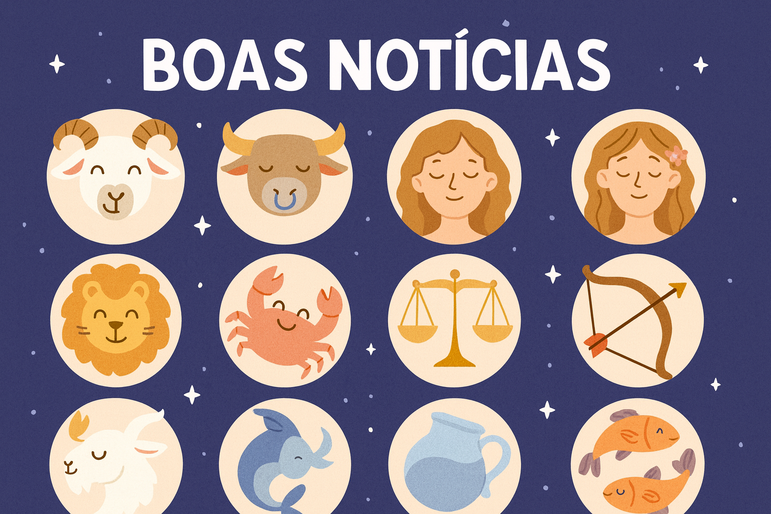 Boas notícias