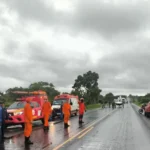 Acidente na BR-070 deixa vítima grave e mobiliza resgate aéreo