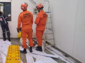 Choque elétrico em Confresa deixa jovem ferido após queda