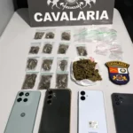 Cavalaria prende suspeitos de tráfico de drogas em Nova Mutum