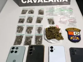 Cavalaria prende suspeitos de tráfico de drogas em Nova Mutum