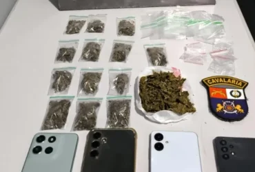 Cavalaria prende suspeitos de tráfico de drogas em Nova Mutum