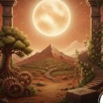 Ilustração astrológica de Vênus em Capricórnio simbolizando abundância e estabilidade em 24 de dezembro de 2025