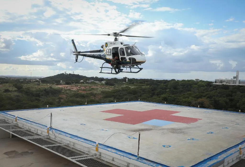 Trabalhadores desmaiam e são resgatados de caixa d’água em Cuiabá