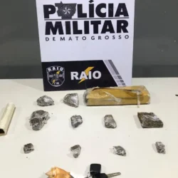 Companhia Raio prende homem com maconha em Várzea Grande