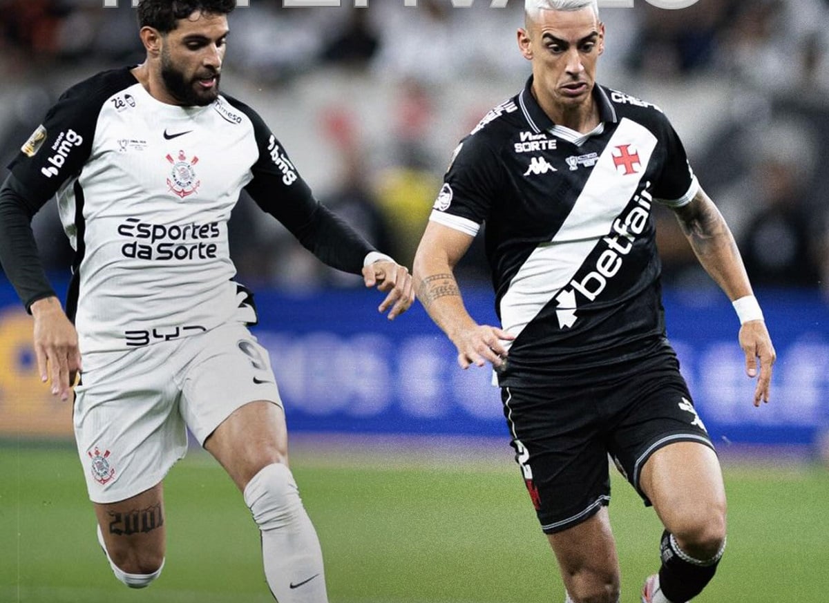 Lance de Corinthians x Vasco. Imagem: Divulgação Vasco