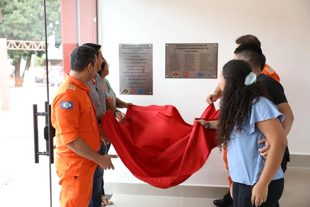 Novo auditório do 1º Batalhão de Bombeiros Militar