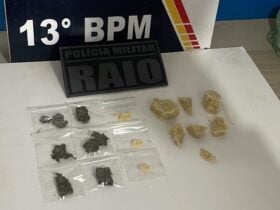 A abordagem aconteceu no bairro Bom Jesus, em uma das últimas ruas da comunidade.