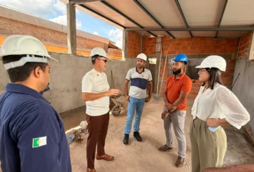 Avallone vistoria obras de saúdemental em Cuiabá